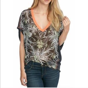We The Free Margot Tropical Leaf Top Medium